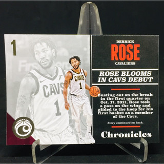 DERRICK ROSE 2017-18 PANINI CHRONICLES #96 騎士隊 飆風玫瑰