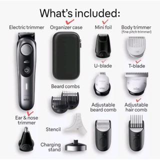 百靈Braun電動刮鬍刀 配件單賣 (AIO/MGK/BT系列)