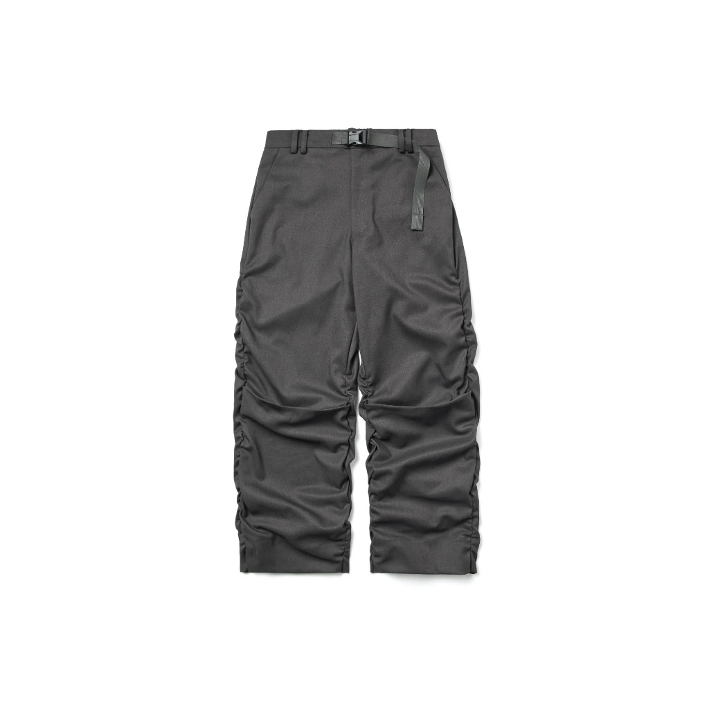 MELSIGN Straight Cutting Trousers V2 寬鬆直筒長褲 深灰色 S號 日系休閒