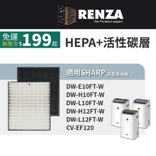 適用Sharp夏普 清淨除濕機 DW-E10FT-W H10FT-W L10FT-W H12FT-W L12FT-W濾網