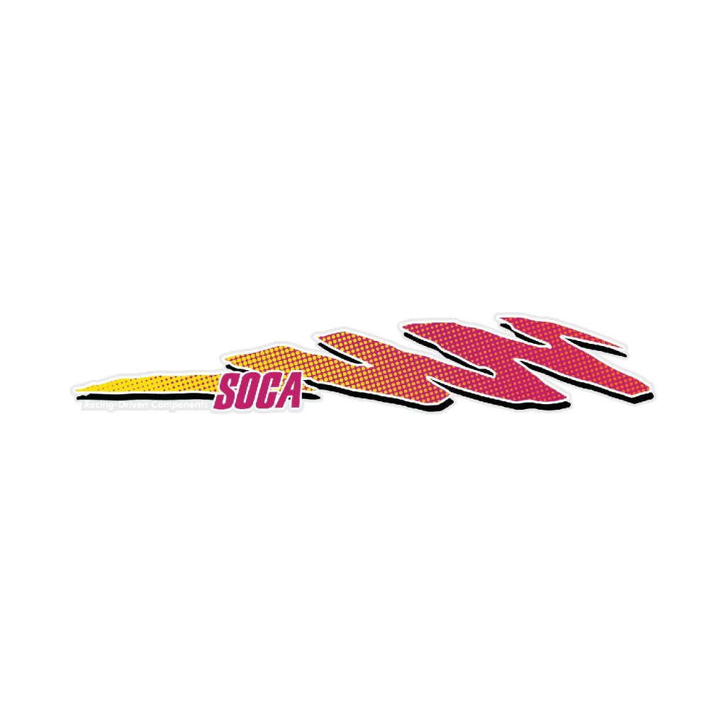 【SOCA】Decal D-AS Yellow VESPA 車身貼紙組