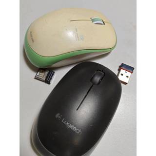 NT：190元 羅技+ELECOM零件機無線滑鼠，可以買回拆零件