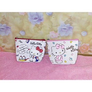 正版 三麗鷗 hello kitty 仿皮革鎖圈零錢包 零錢包 鑰匙圈 零錢包 硬幣收納包 G5