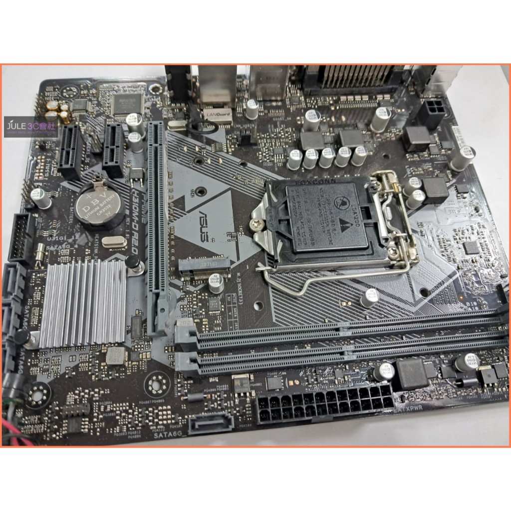 JULE 3C會社-華碩ASUS H310M-D R2.0 H310/八九代/LPT/M2/MATX/1151 主機板
