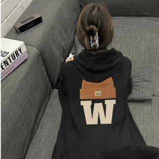 臺灣出貨 女生衣服 帽T連帽衛衣美式 大學T男女生同款韓版大呎碼 oversize 刷毛 加絨 長袖上衣M0526A
