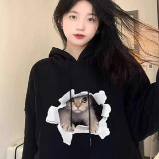 臺灣出貨 女生衣服 帽T連帽衛衣美式 大學T男女生同款韓版大呎碼 oversize 刷毛 加絨 長袖上衣M0098A
