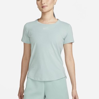 *特惠出清*(女)【NIKE】ONE LUXE 快乾防曬短袖上衣-青綠 DD0619309
