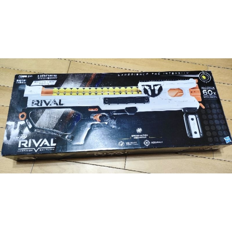 NERF孩之寶 全新盒裝拆檢 原廠正版 RIVAL 決戰系列 HADES XVIII-6000 黑帝斯幻影球槍 安全玩具