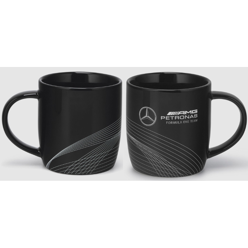 【現貨】F1賓士車隊Mercedes-AMG Petronas流線風格馬克杯