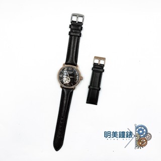 LICORNE 力抗錶/LT140MRBB/半鏤空機械手錶/玫瑰金X黑/明美鐘錶眼鏡