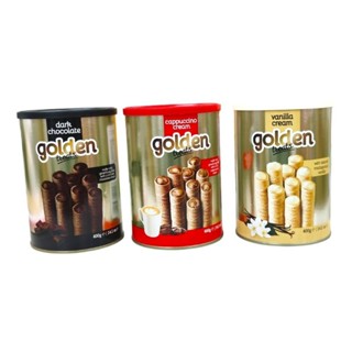 奶素 Golden Treats 捲心酥 黑可可風味、香草風味、卡布奇諾風味 400g
