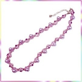 【DIY飾品材料包】SWAROVSKI水晶項鍊PSA836●手作飾品。附製作說明。可訂做顏色●SWAROVSKI水晶素材
