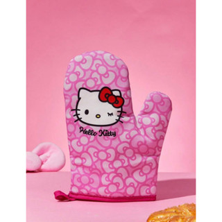 正版授權 HELLO KITTY Kitty 貓 卡通圖案 耐熱手套 廚房用的手套 隔熱墊