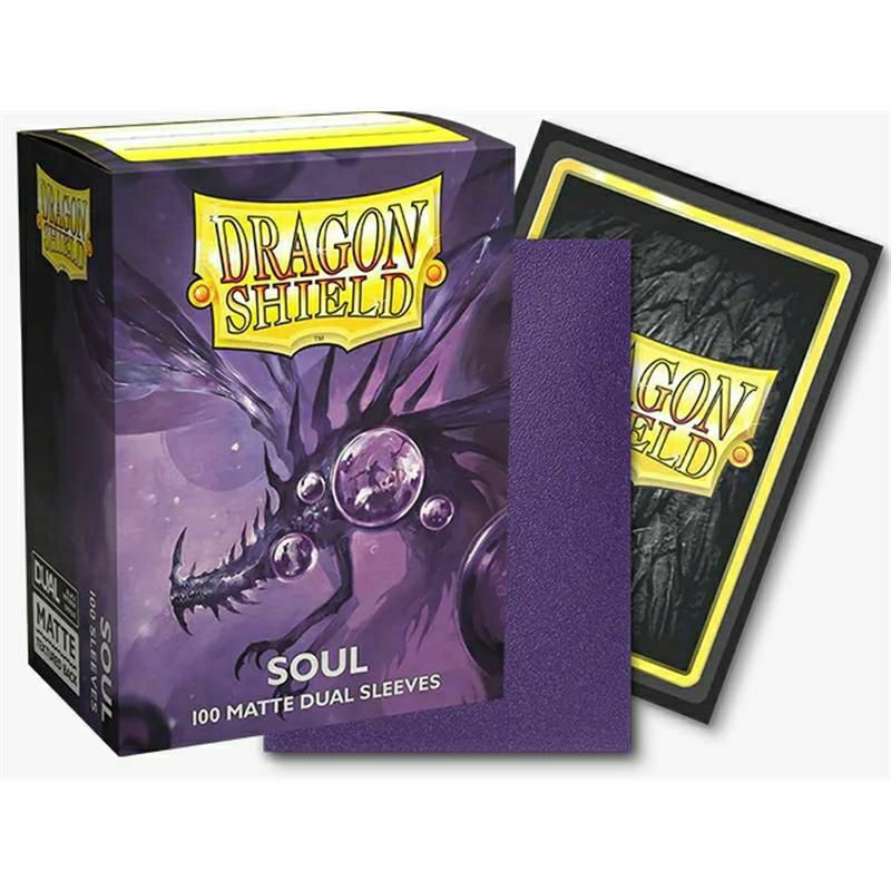 全新29張 龍盾 Dragon Shield Dual Matte 金屬紫 靈魂紫 Soul 雙面磨砂 寶可夢卡套 牌套