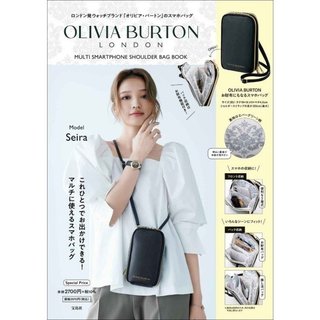 [瑞絲小舖]~日雜附錄OLIVIA BURTON手機斜背包 單肩包側背包 手機包 卡片包 手機包 收納包 護照包 零錢包