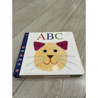 手指印字母書 英文書 ABC /ALPHAPRINTS 外文書 硬頁書 最佳童書 親子教育 字母書 幼幼班 小小孩
