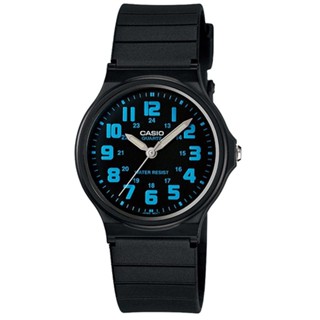 (CASIO)MQ-71-2B 超薄彩色數字指標面盤 學生考試首選
