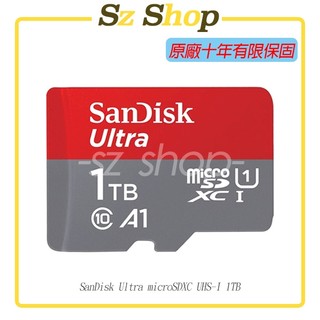 SanDisk Ultra microSDXC UHS-I (A1) 1TB 原廠公司貨 十年原廠保固