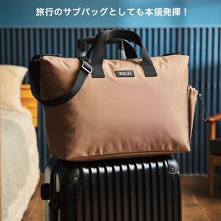☆Juicy☆日本雜誌附錄 AIGLE 法國 戶外品牌 托特包 單肩包 手提包 出國 旅行袋 可掛行李箱 日雜包2085