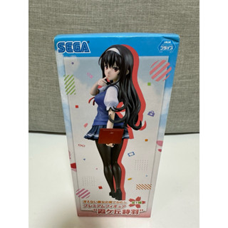 正版 盒損 SEGA 不起眼女主角 路人女主的養成方法 霞之丘詩羽 詩羽 學生服 公仔 景品