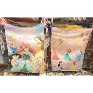 大創DAISO 迪士尼Disney 聯名 公主 小美人魚 貝兒 茉莉 樂佩 仙杜瑞拉 白雪 睡美人 布製 束口袋 收納袋