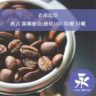 [永每咖啡]849元1磅裝,班吉 露娜藝伎(藝妓) G1 特優 日曬(衣索比亞)淺焙咖啡豆,滿498元免運,新鮮烘焙