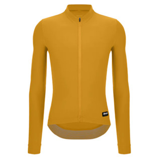 🔥全新公司貨🔥Santini 2025 RTR冬季長袖車衣 男女共版 競賽貼身 -赭黃 競賽貼身/易於儲物 秋冬流行款