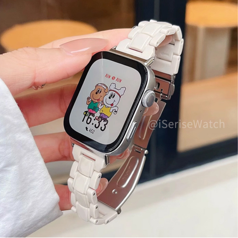 樹脂錶帶 適用於 apple watch 10 錶帶 9 8 7 6 5 Ultra 錶帶42mm 46mm 49mm