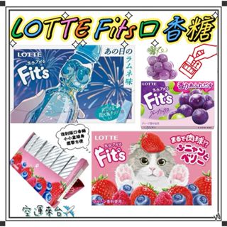 『空運來臺✈️現貨』日本 LOTTE 樂天 Fits口香糖 12枚 Fits口香糖 樂天Fits 樂天口香糖 日本口香糖