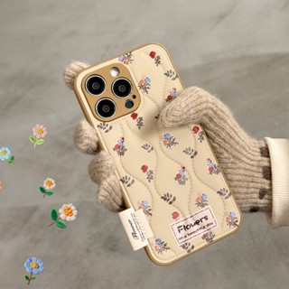 彩色碎花 波浪紋羽絨服 iPhone16Promax手機殼 蘋果15 14pro 13Promax 15Pro防摔保護殼