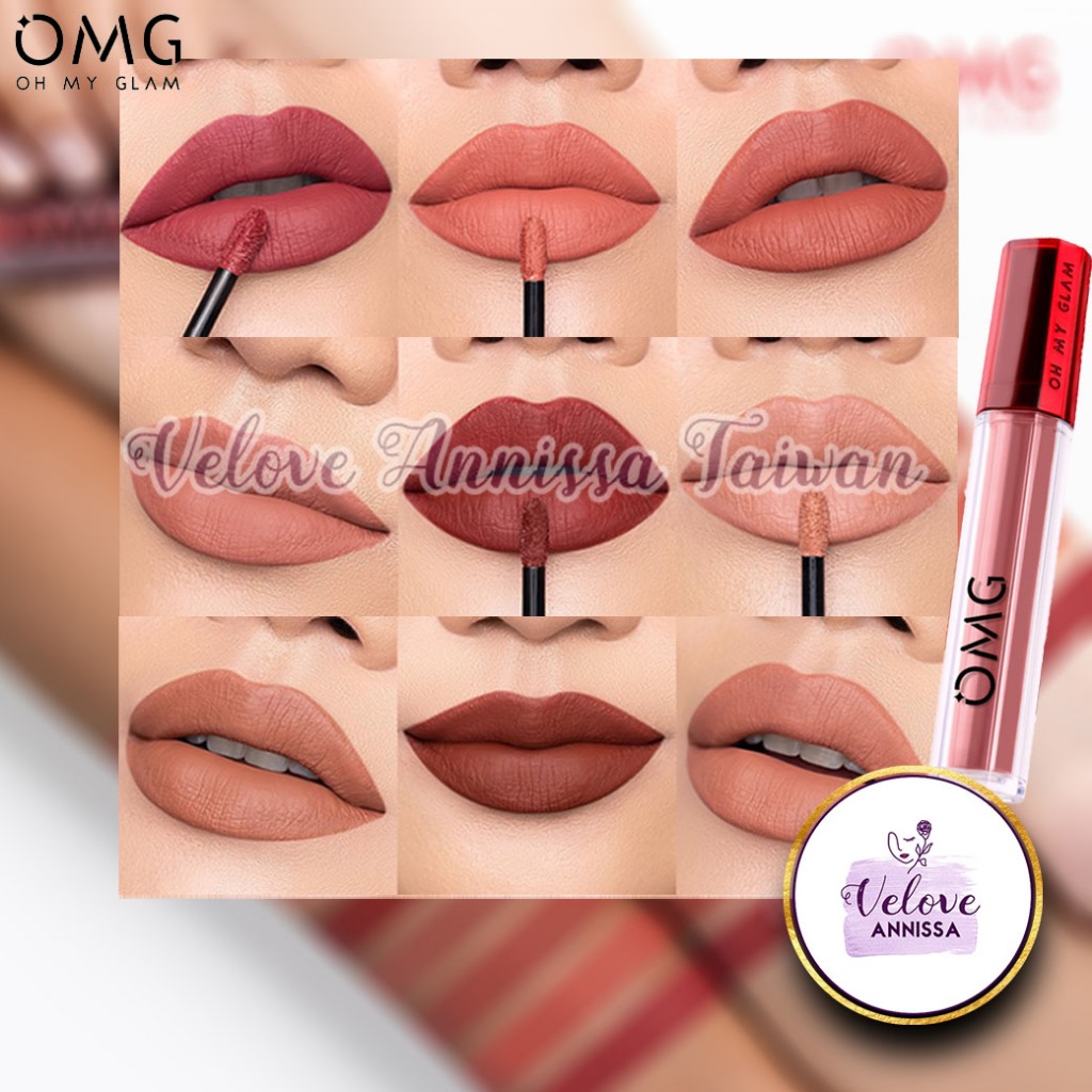 OMG Oh My Glam Mattelast Lip Cream Matte Tahan Lama Bibir