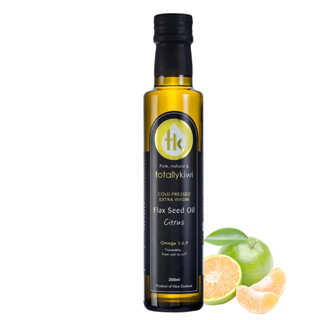 Totally kiwi 紐西蘭100%初榨亞麻風味油（柑橘/香蒜）250ml