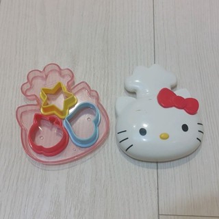 二手 hello kitty 餅乾模具 黏土模具 麥當勞購入 玩具