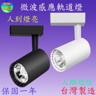 SK-MR-20W 20W簡易型微波感應軌道燈(全電壓-臺灣製造)【滿2000元以上贈送一顆LED燈泡】