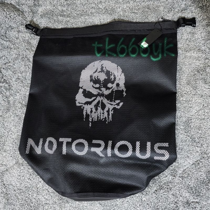 已絕版限量Notorious 惡名昭彰 成吉思汗 防 水後背包 溯溪包 沙灘包 銀纖維 雨傘 帽子