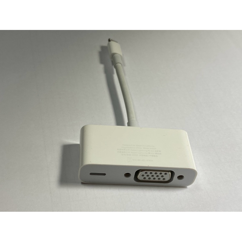 apple公司貨lightning 轉VGA線