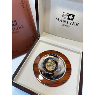官方專櫃正品【Manlike 曼莉萊克】高階機械水晶手錶 M71636高階機械手錶M71636原價59800