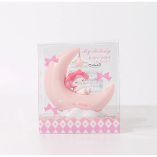 Miniso名創優品 LED粉紅美樂蒂小夜燈 月芽柔光甜夢 My melody發光擺件