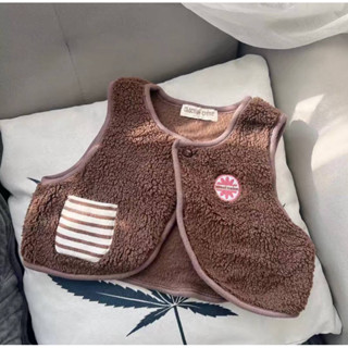 嬰幼兒 珊瑚絨 保暖 背心