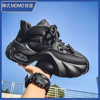 韓式MOMO鞋屋 老爹鞋 46碼 厚底增高8cm 10cm 潮流韓版老爹鞋 百搭休閒鞋 小白鞋男 休閒鞋 運動鞋 輕便鞋