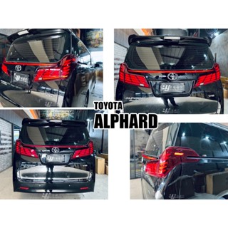 小亞車燈＊全新 阿法 ALPHARD 15-23 年 30系升級40系 油電款 動態 LED 跑馬 貫穿燈 尾燈