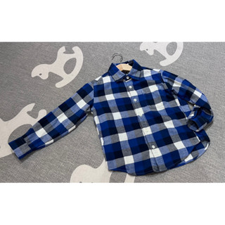 🐻《二手良品》lativ 法蘭絨格子襯衫 兒童格子襯衫 嬰幼兒襯衫
