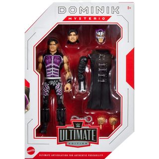 ☆阿Su倉庫☆WWE摔角 Dominik Mysterio Ultimate Edition 23 終極精華版人偶附頭雕