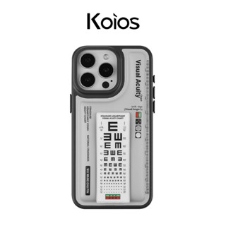 【Koios】iPhone｜視力檢查表支架手機殼 15 14 13 Pro Max 保護殼 隱藏支架 支架殼 氣墊