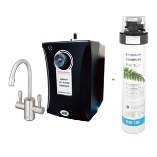 【NEXWATER 諾得】廚下型雙溫加熱器淨水器組 NEX-25A1+BW100A