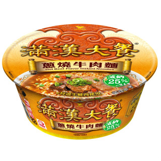 滿漢大餐蔥燒牛肉麵(減鈉) 192g克 x 1 【家樂福】