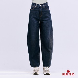 BRAPPERS 女款 Boy friend系列-全棉錐形牛仔褲-深藍