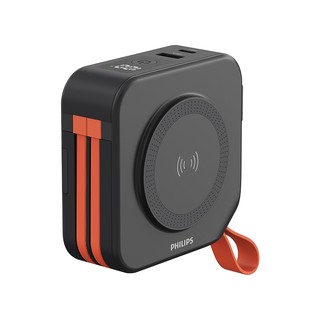 PHILIPS飛利浦 放心充FunCube 十合一行動電源 (DLP4347C)-黑 墊腳石購物網