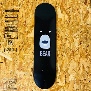 TARGET SPORTS BEAR 印花滑板 板身 專業滑板7.75（黑）