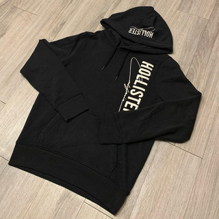 Trend國際精品✨出清!!!Hollister 海鷗側邊刺繡文字厚磅帽T